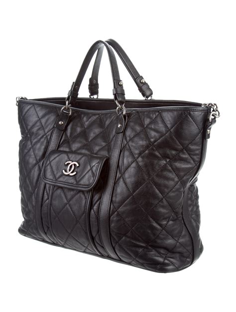 big chanel bag price|Chanel large zipped shopping bag.